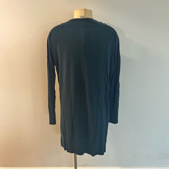 Athleta Studio Barre Sweatshirt Dress 2.0 Forest Green Size Medium - Picture 5 of 8